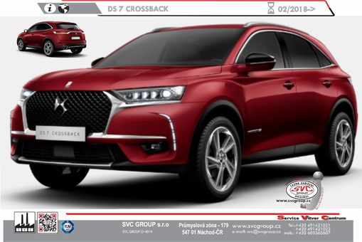 Tažné zařízení DS7 Crossback  02/ 2018 ->
Maximální zatížení 80 kg
Maximální svislé zatížení bottom kg
Katalogové číslo 047-501