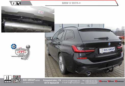 Tažné zařízení BMW 3 2019 ->
Maximální zatížení 100 kg
Maximální svislé zatížení bottom kg
Katalogové číslo 1.001-485