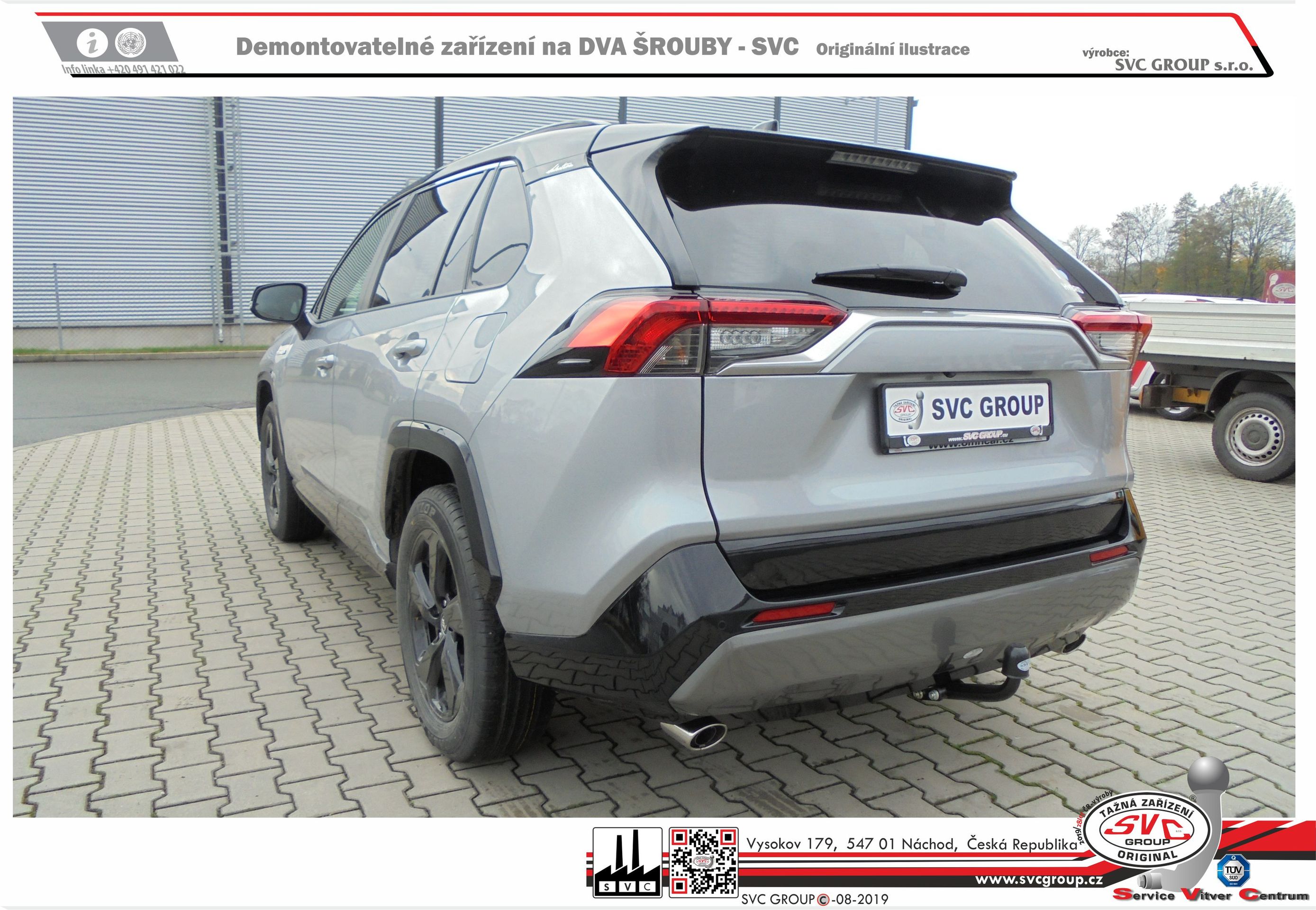 Tažné zařízení Šroubové pro Toyota RAV-4 11/2018-> (A5 | RAV-4 | V ...