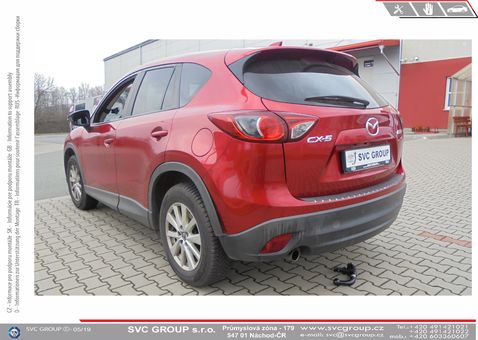 Tažné zařízení Mazda CX 5 2011-> a 2017->
Maximální zatížení 120 kg
Maximální svislé zatížení bottom kg
Katalogové číslo 003-495