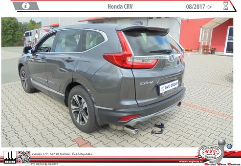 Tažné zařízení Honda CR-V
Maximální zatížení 120 kg
Maximální svislé zatížení bottom kg
Katalogové číslo 003-487