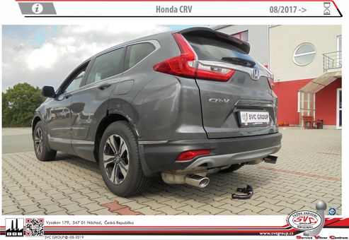 Tažné zařízení Honda CR-V
Maximální zatížení 120 kg
Maximální svislé zatížení bottom kg
Katalogové číslo 003-487