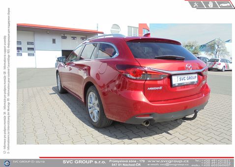 Tažné zařízení Mazda 6   2012
Maximální zatížení 100 kg
Maximální svislé zatížení bottom kg
Katalogové číslo 003-500