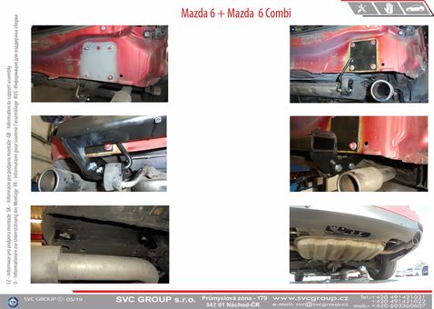 Tažné zařízení Mazda 6   2012
Maximální zatížení 100 kg
Maximální svislé zatížení bottom kg
Katalogové číslo 003-500
