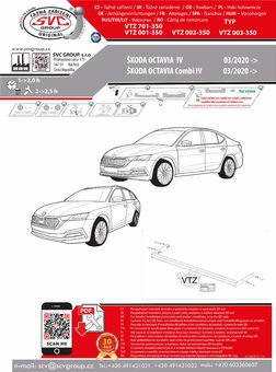 Tažné zařízení Škoda Octavia  IV s přípravou
Maximální zatížení 115 kg
Maximální svislé zatížení middle_bottom_prep kg
Katalogové číslo 6.003-350