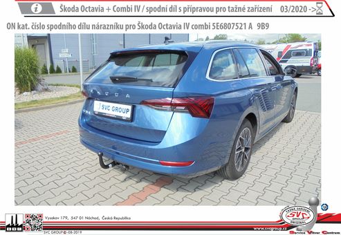 Tažné zařízení Škoda Octavia Combi IV s přípravou
Maximální zatížení 115 kg
Maximální svislé zatížení middle_bottom_prep kg
Katalogové číslo 6.003-350