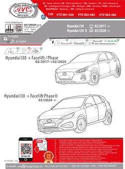 Tažné zařízení Hyundai i30  2020 -
Maximální zatížení 95 kg
Maximální svislé zatížení bottom kg
Katalogové číslo 003-482