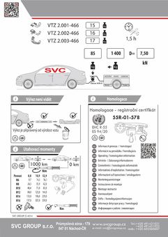 Tažné zařízení Volkswagen T-Cross  Pro nárazník  přípravou pro tažné zařízení
Maximální zatížení 80 kg
Maximální svislé zatížení middle_bottom_prep kg
Katalogové číslo 2.001-466