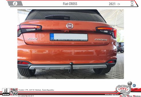 Tažné zařízení Fiat Tipo Cross 2020 ->
Maximální zatížení 100 kg
Maximální svislé zatížení bottom kg
Katalogové číslo 1.003-422