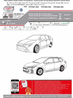 Tažné zařízení Toyota Corolla Combi Touring Sports 2019 +
Maximální zatížení 95 kg
Maximální svislé zatížení bottom kg
Katalogové číslo 002-493