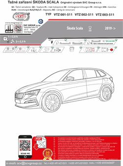 Tažné zařízení Škoda Scala
Maximální zatížení 95 kg
Maximální svislé zatížení middle_bottom_prep kg
Katalogové číslo 001-511