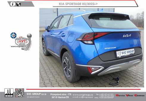 Tažné zařízení KIA SPORTAGE  2022 ->
Maximální zatížení 105 kg
Maximální svislé zatížení bottom kg
Katalogové číslo 1.003-509