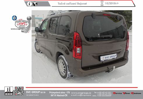 Tažné zařízení Fiat Doblo L1 2022+
Maximální zatížení 95 kg
Maximální svislé zatížení bottom kg
Katalogové číslo 002-229