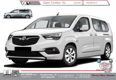 Tažné zařízení Opel Combo XL 2018 -
Maximální zatížení 95 kg
Maximální svislé zatížení bottom kg
Katalogové číslo 102-229