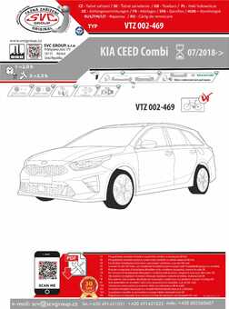 Tažné zařízení Kia Ceed Sporty Wagon 2018+
Maximální zatížení 100 kg
Maximální svislé zatížení bottom kg
Katalogové číslo 002-469