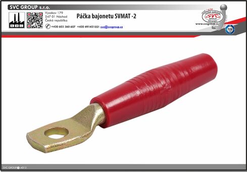 Páčka pro uzavření bajonetového systému SVMAT-2
Výrobce tažných zařízení SVC GROUP 