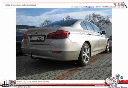 Tažné zařízení BMW 5-Serie (G30) (ne M - nárazník)G30 G31
Maximální zatížení 100 kg
Maximální svislé zatížení bottom kg
Katalogové číslo 042-791