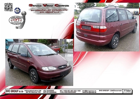 Tažné zařízení Ford Galaxy 1995 - 2000
Maximální zatížení 85 kg
Maximální svislé zatížení bottom kg
Katalogové číslo 001-151