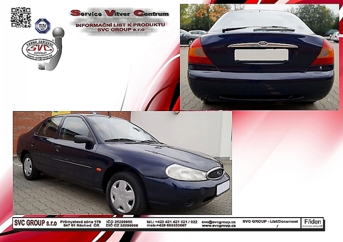 Tažné zařízení Mondeo HB Včetně: Hatchback a Sedan 4/5-Dvéřové provedení vozu BAP/BFP
Maximální zatížení 75 kg
Maximální svislé zatížení bottom kg
Katalogové číslo 002-156