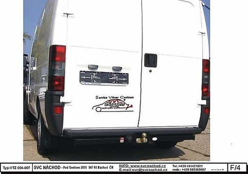 Tažné zařízení Peugeot Boxer - 2006
Maximální zatížení 150 kg
Maximální svislé zatížení bottom kg
Katalogové číslo 004-007