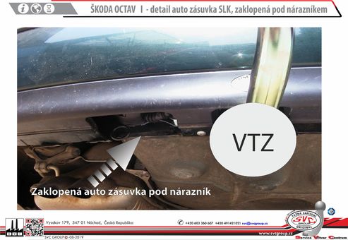 Tažné zařízení Škoda Octavia Combi I 1996-2010
Maximální zatížení 95 kg
Maximální svislé zatížení bottom kg
Katalogové číslo 002-119