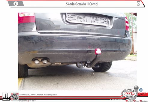 Tažné zařízení Škoda Octavia Combi 2004-2008
Maximální zatížení 100 kg
Maximální svislé zatížení bottom kg
Katalogové číslo 003-138