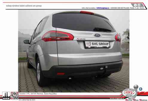 Tažné zařízení Ford S MAX 2006  - 2015
Maximální zatížení 100 kg
Maximální svislé zatížení bottom kg
Katalogové číslo 001-214