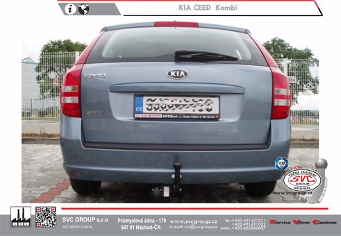 Tažné zařízení Cee´d Combi  Sporty Wagon ED
Maximální zatížení 75 kg
Maximální svislé zatížení bottom kg
Katalogové číslo 001-225