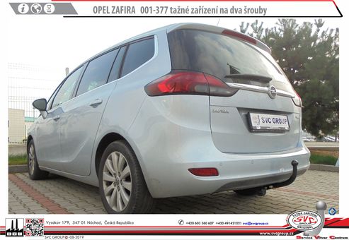 Tažné zařízení Zafira / Tourer C Ne pro vozidlo: Gas/LPG a integrovaným nosičem kol. C - 75
Maximální zatížení 85 kg
Maximální svislé zatížení bottom kg
Katalogové číslo 001-377