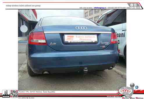 Tažné zařízení Audi A6 2004 -2011
Maximální zatížení 85 kg
Maximální svislé zatížení bottom kg
Katalogové číslo 001-128