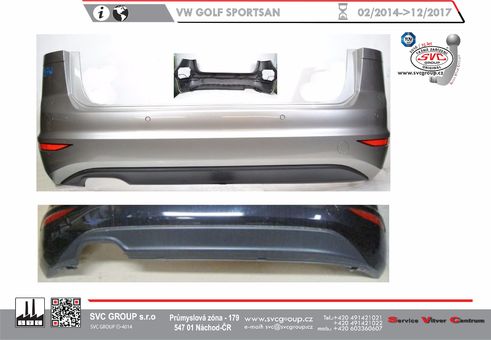 Tažné zařízení VW Golf Sportsvan  2014-2017
Maximální zatížení 95 kg
Maximální svislé zatížení bottom kg
Katalogové číslo 2.001-348