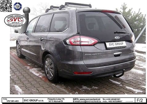 Tažné zařízení Ford Galaxy 2015 +
Maximální zatížení 95 kg
Maximální svislé zatížení bottom kg
Katalogové číslo 001-403