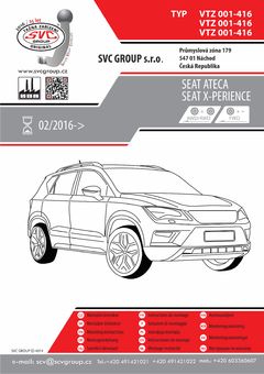 Tažné zařízení Seat Ateca 2016-
Maximální zatížení 145 kg
Maximální svislé zatížení middle_bottom_prep kg
Katalogové číslo 001-416