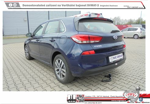 Tažné zařízení Hyundai i30  - 2019
Maximální zatížení 95 kg
Maximální svislé zatížení bottom kg
Katalogové číslo 003-482