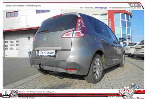 Tažné zařízení Renault Scenic  2003 - 2009
Maximální zatížení 75 kg
Maximální svislé zatížení bottom kg
Katalogové číslo 001-179