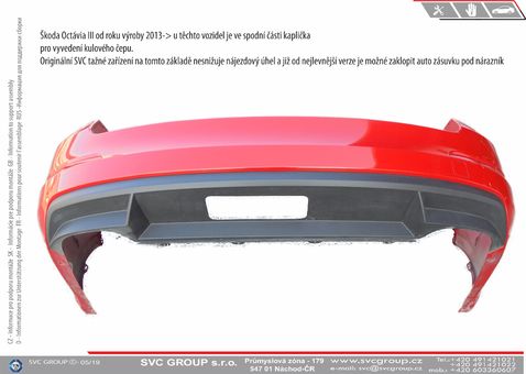 Tažné zařízení VW Golf VII 2017-> 2019
Maximální zatížení 115 kg
Maximální svislé zatížení bottom kg
Katalogové číslo 3.003-350