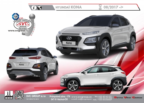 Tažné zařízení Hyundai KONA
Maximální zatížení 85 kg
Maximální svislé zatížení bottom kg
Katalogové číslo 001-467