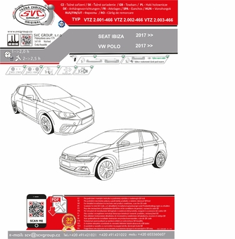 Tažné zařízení Seat Ibiza 2017 +
Maximální zatížení 85 kg
Maximální svislé zatížení middle_bottom_prep kg
Katalogové číslo 2.003-466