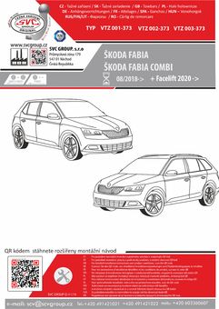 Tažné zařízení Škoda Fabia Kombi 2018-
Maximální zatížení 85 kg
Maximální svislé zatížení middle_bottom_prep kg
Katalogové číslo 002-373