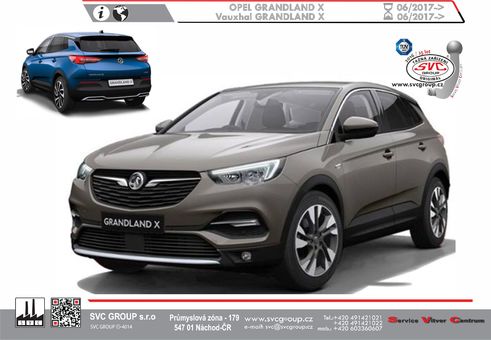 Tažné zařízení OPEL  Grandland X
Maximální zatížení 100 kg
Maximální svislé zatížení bottom kg
Katalogové číslo 001-459