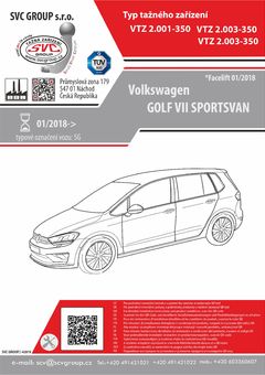 Tažné zařízení VW Golf VII Sportvan 01/2018-
Maximální zatížení 115 kg
Maximální svislé zatížení middle_bottom_prep kg
Katalogové číslo 2.002-350