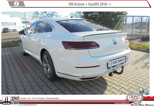 Tažné zařízení VW Arteon 2017-
Maximální zatížení 120 kg
Maximální svislé zatížení bottom kg
Katalogové číslo 5.001-350