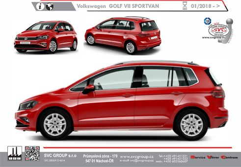 Tažné zařízení VW Golf VII Sportsvan 2018 -
Maximální zatížení 115 kg
Maximální svislé zatížení middle_bottom_prep kg
Katalogové číslo 2.701-350