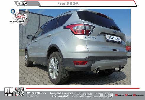 Tažné zařízení Ford Kuga  2013 - 2019
Maximální zatížení 110 kg
Maximální svislé zatížení bottom kg
Katalogové číslo 003-347