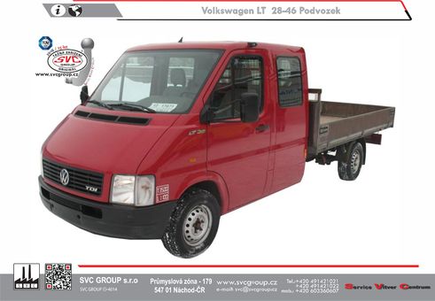 VOLKSWAGEN LT 28-35 Podvozek/Pick-up/Valník