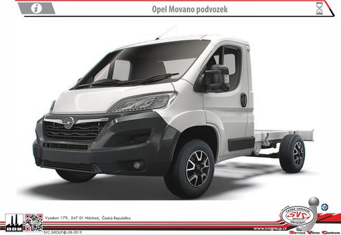 Opel Movano Valník / Podvozek