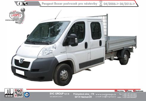 Peugeot Boxer Valník / Podvozek