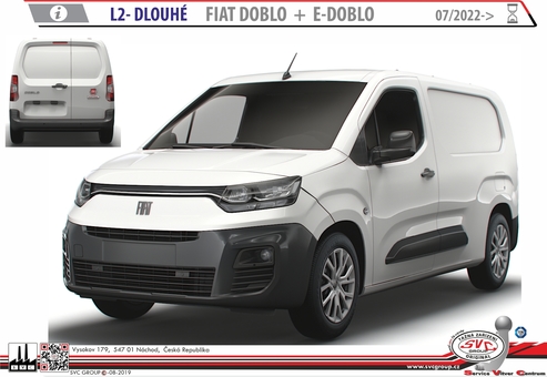 Fiat Doblo + Cargo L2 Dlouhé