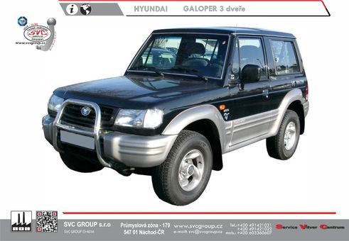 Hyundai Galloper 3 Dvéřový - Krátký