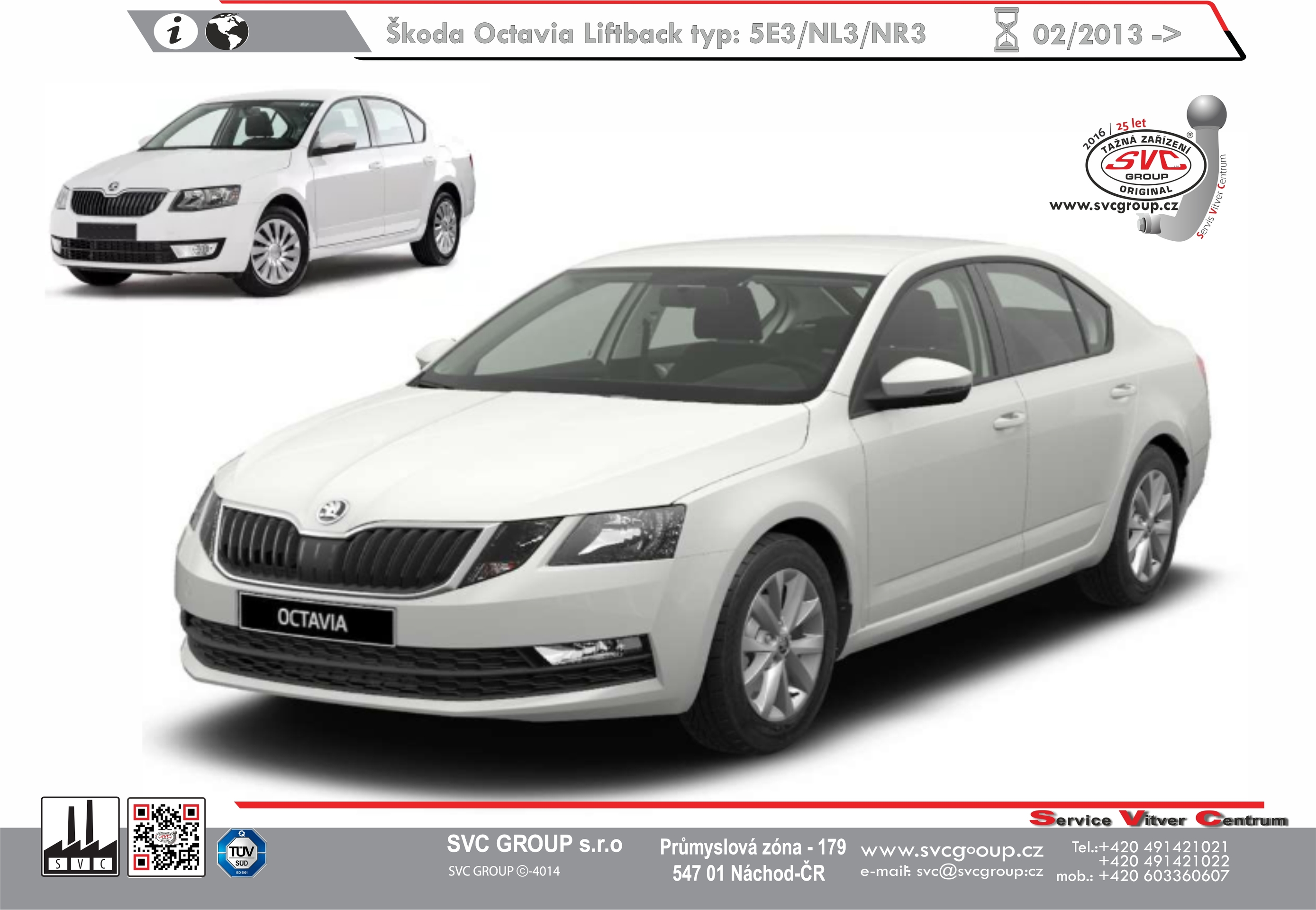 Ta n Za zen koda Octavia Liftback 5E3 NL3 NR3 04 2013 